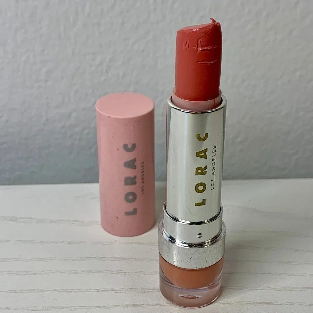Lorac Alter Ego Lipstick Optimist Light Nude Pink No Box *USED* Rare discontinue
